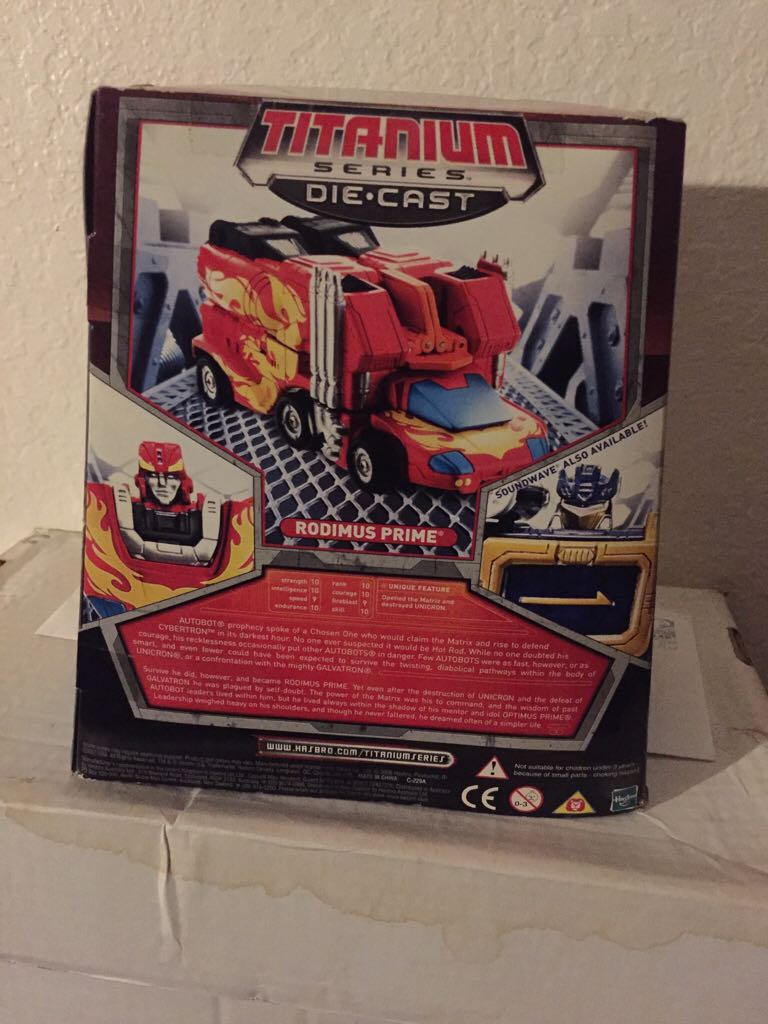 Rodimus Prime - Hasbro (Titanium Die-Cast Series) action figure collectible [Barcode 653569194118] - Main Image 2