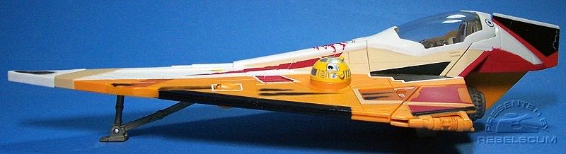 Star Wars Vehicle: Saesee Tiin’s Jedi Starfighter - Hasbro Star Wars (Star Wars: Revenge Of The Sith) action figure collectible [Barcode 653569198949] - Main Image 3