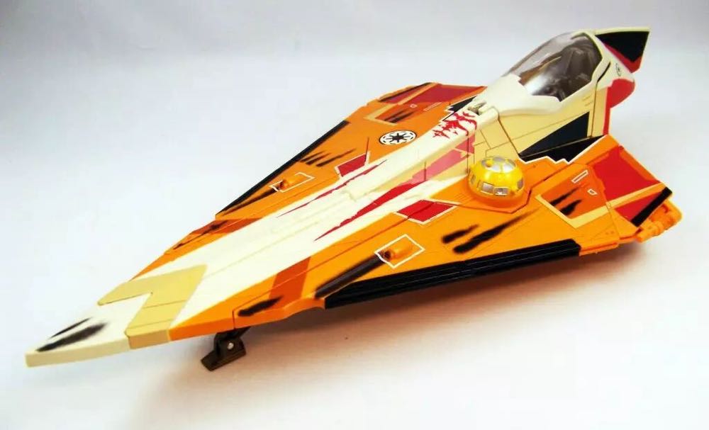 Star Wars Vehicle: Saesee Tiin’s Jedi Starfighter - Hasbro Star Wars (Star Wars: Revenge Of The Sith) action figure collectible [Barcode 653569198949] - Main Image 4