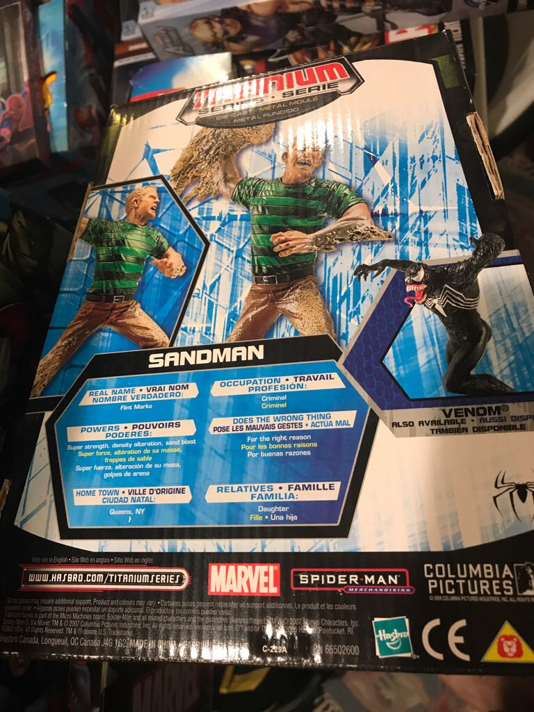Titanium Series Sandman (Spider-Man 3)  action figure collectible [Barcode 653569199199] - Main Image 2