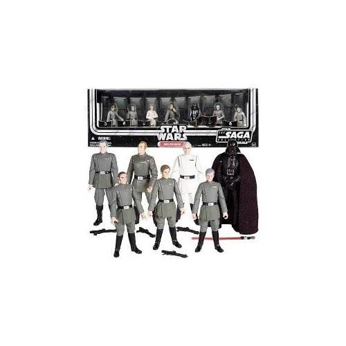 Death Star Briefing 7-Pack (Darth Vader, Grand Moff Tarkin, Admiral Motti, General Tagge, Chief Bast, Officer Cass & Colonel Wulff Yularen) - Hasbro (Star Wars) action figure collectible [Barcode 653569202318] - Main Image 2