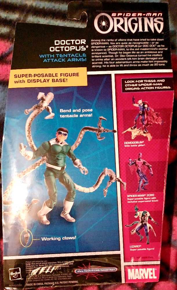 Doctor Octopus - Toybiz (Spider-Man Origins) action figure collectible [Barcode 653569205265] - Main Image 2