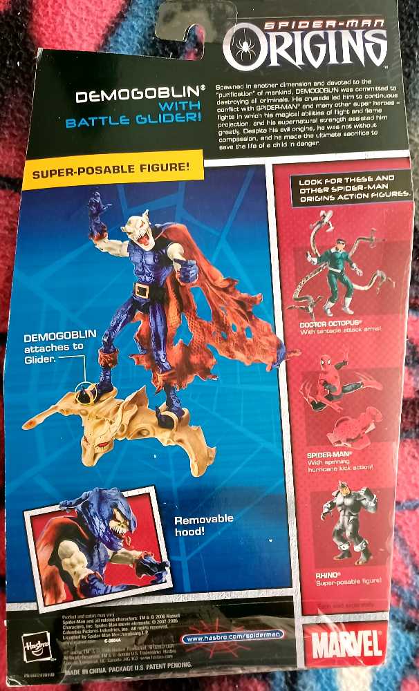Spider-man Origins Demogoblin - Toybiz (Spider-Man Origins) action figure collectible [Barcode 653569205296] - Main Image 2