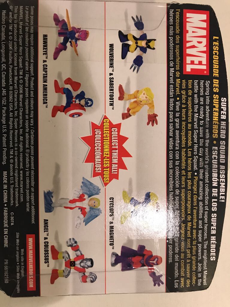 Super Hero Squad - Cyclops And Magneto  action figure collectible [Barcode 653569205661] - Main Image 2