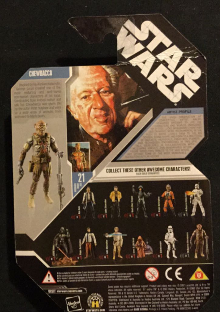 Chewbacca (McQuarrie Concept) [Silver] - Hasbro (The 30th Anniversary Collection (2007)) action figure collectible [Barcode 653569205999] - Main Image 2