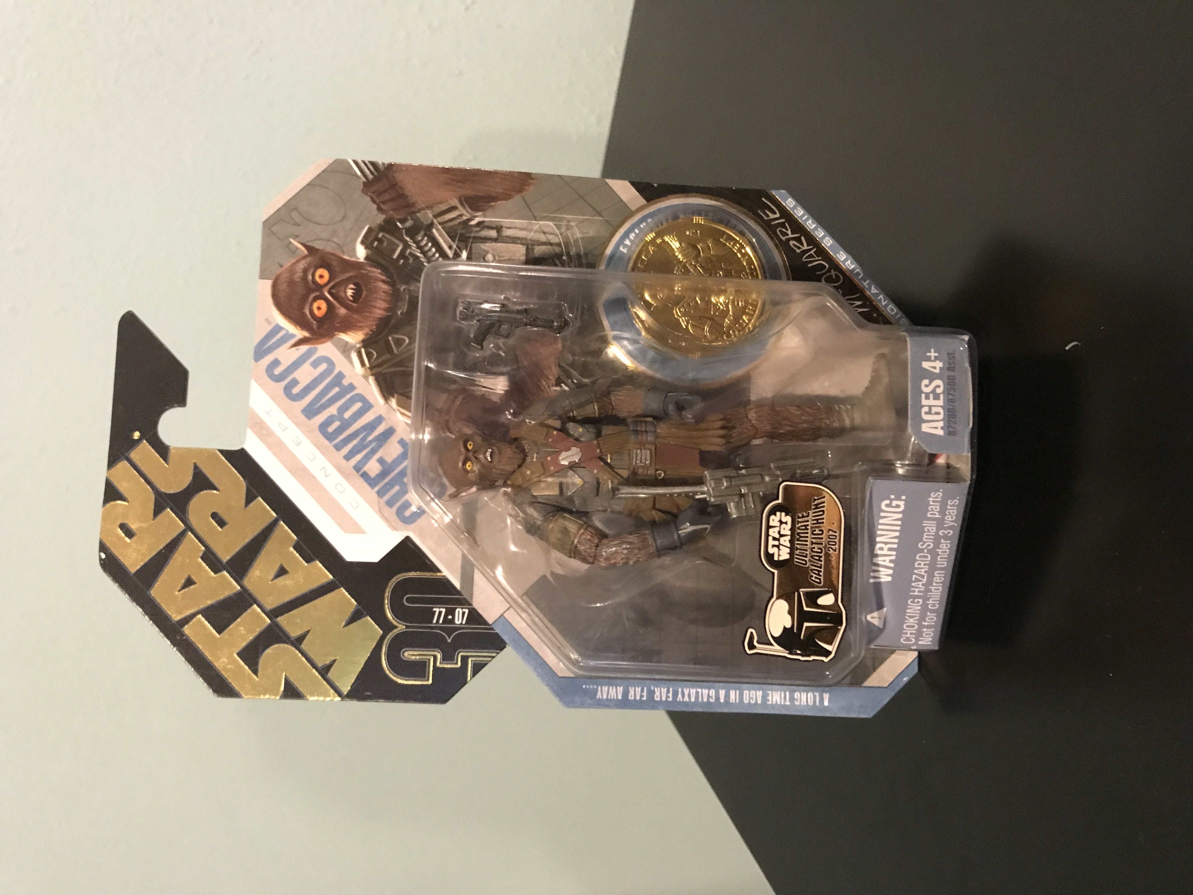 Chewbacca (McQuarrie Concept) [Silver] - Hasbro (The 30th Anniversary Collection (2007)) action figure collectible [Barcode 653569205999] - Main Image 3