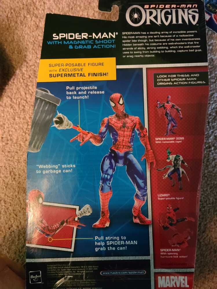 Spider-Man - Hasbro (Marvel Legends) (Marvel Origins!) action figure collectible [Barcode 653569207696] - Main Image 2