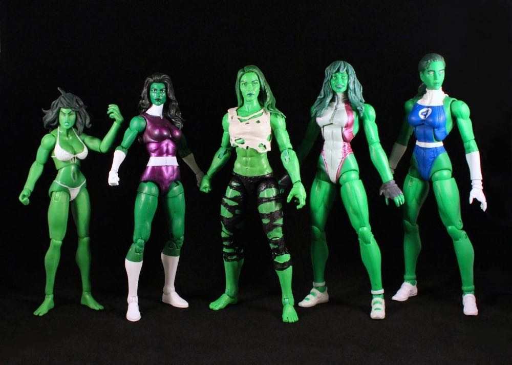 She-Hulk - Hasbro (Marvel Legends - Series 17 (Blob)) action figure collectible [Barcode 653569207900] - Main Image 3