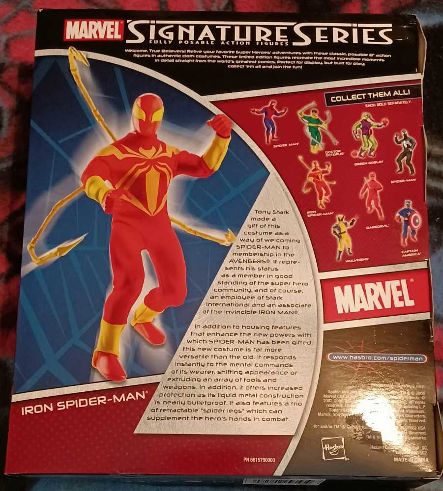 Marvel Comics Spider-Man Origins Signature Series - Iron Spider-Man - Toy Biz Inc (Spider-Man) action figure collectible [Barcode 653569208280] - Main Image 2