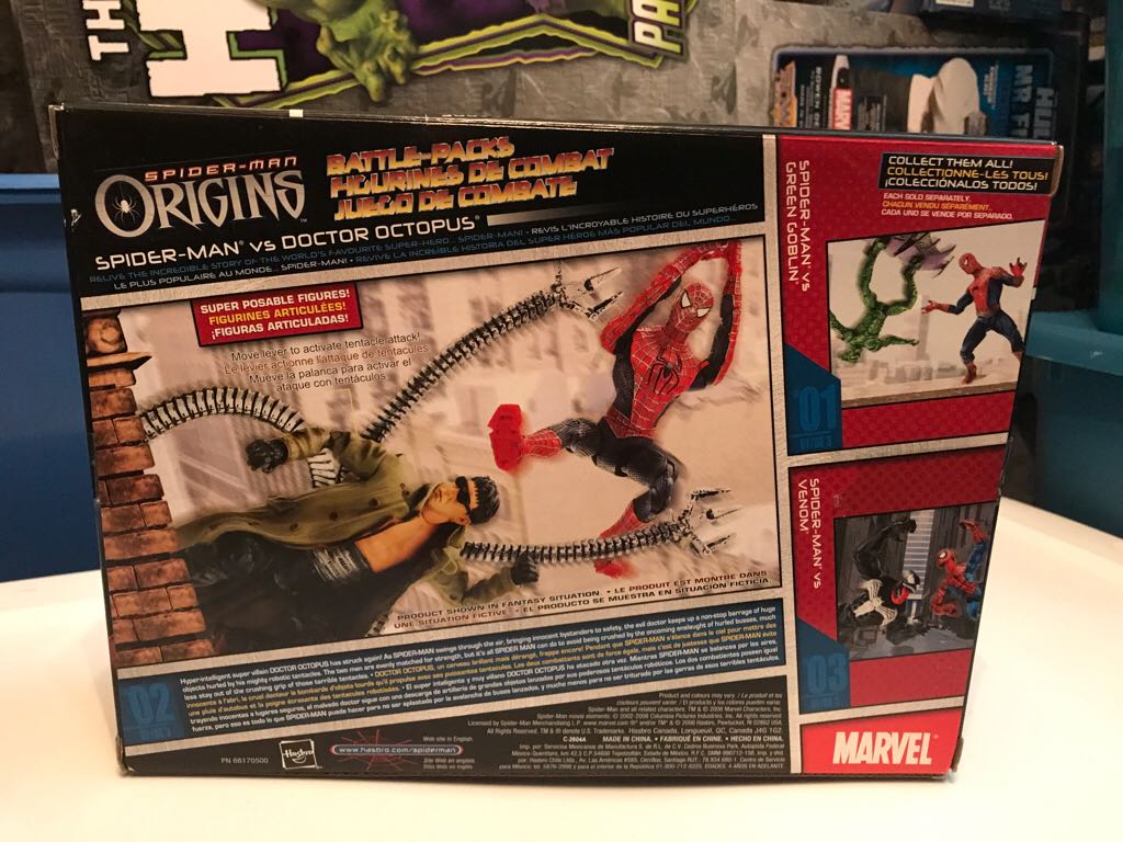 Spiderman Origins Spiderman And Doc Ock 2 Pack  action figure collectible [Barcode 653569209836] - Main Image 2