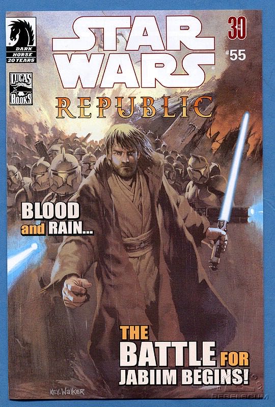 Obi-Wan Kenobi & ARC Trooper - Star Wars Comic Pack (Star Wars Republic #55) - Hasbro (Star Wars) action figure collectible [Barcode 653569211495] - Main Image 4