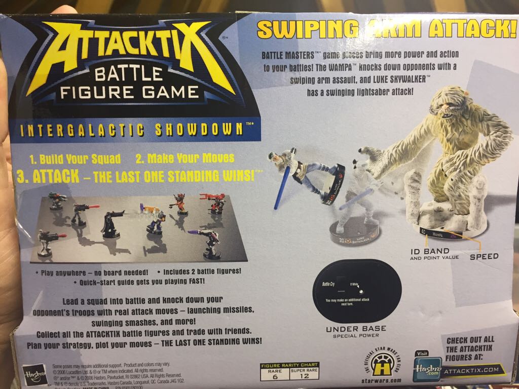 Luke Skywalker & Wampa - Hasbro (Star Wars - Attacktix) action figure collectible [Barcode 653569212294] - Main Image 2