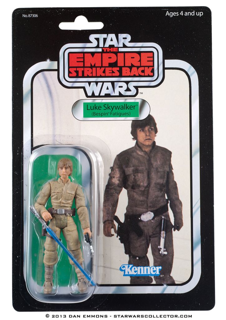 Luke Skywalker (Bespin Fatigues) - Hasbro (Star Wars: The Saga Collection: Vintage) action figure collectible [Barcode 653569213901] - Main Image 2