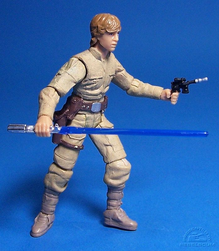 Luke Skywalker (Bespin Fatigues) - Hasbro (Star Wars: The Saga Collection: Vintage) action figure collectible [Barcode 653569213901] - Main Image 3