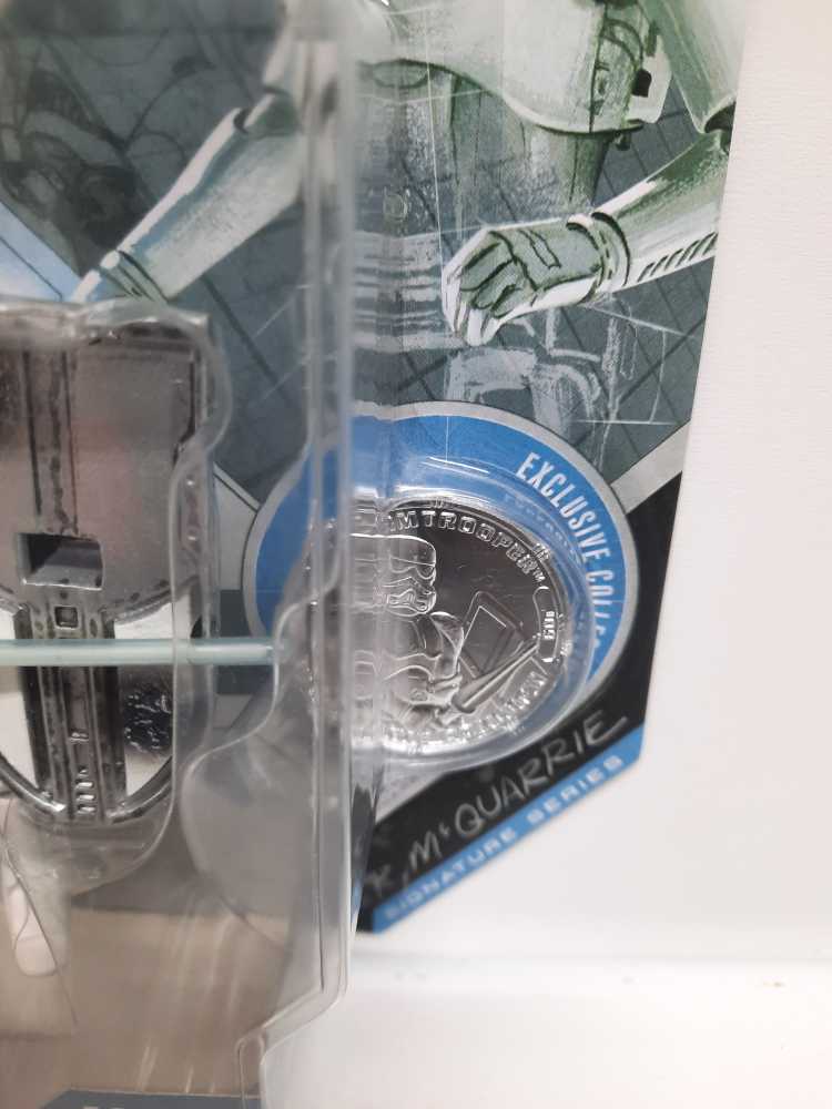 Stormtrooper (McQuarrie Concept) [Silver] - Hasbro (The 30th Anniversary Collection (2007)) action figure collectible [Barcode 653569214977] - Main Image 3
