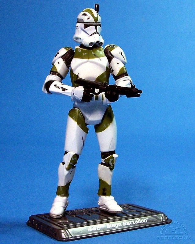 Clone Trooper 442nd Siege Battalion - Saga Collection 57 - Hasbro (Star Wars: Clone Wars) action figure collectible [Barcode 653569216247] - Main Image 3