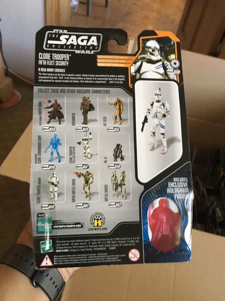 Clone Trooper Fifth Fleet Security - Saga Collection 59 - Hasbro (Star Wars - The Saga Collection) action figure collectible [Barcode 653569216261] - Main Image 2