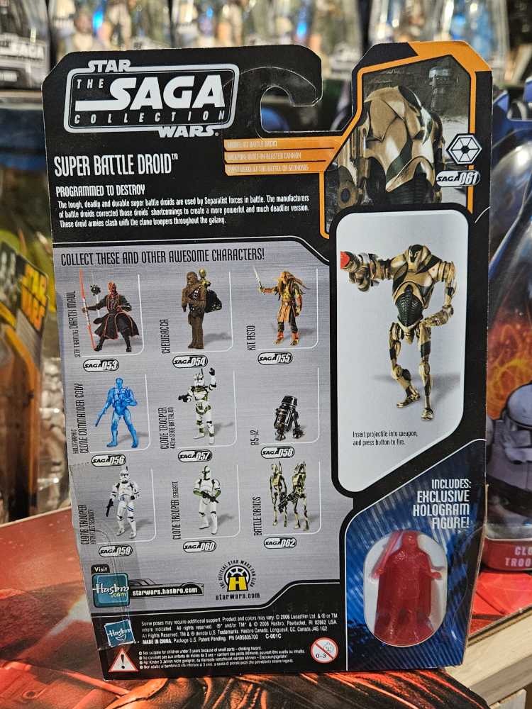 Super Battle Droid - Star Wars The Saga Collection - Hasbro (Star Wars) action figure collectible [Barcode 653569216285] - Main Image 4