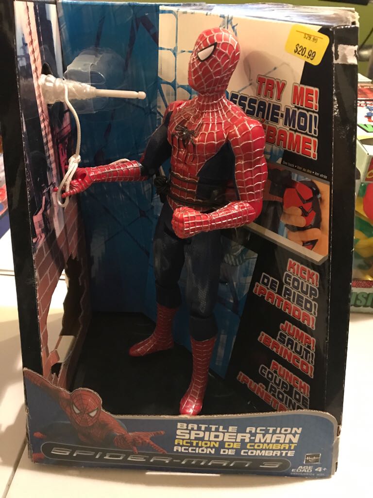 Spider-Man Super Battle Action Spider-Man. Hasbro.Delivery  action figure collectible [Barcode 653569217190] - Main Image 2