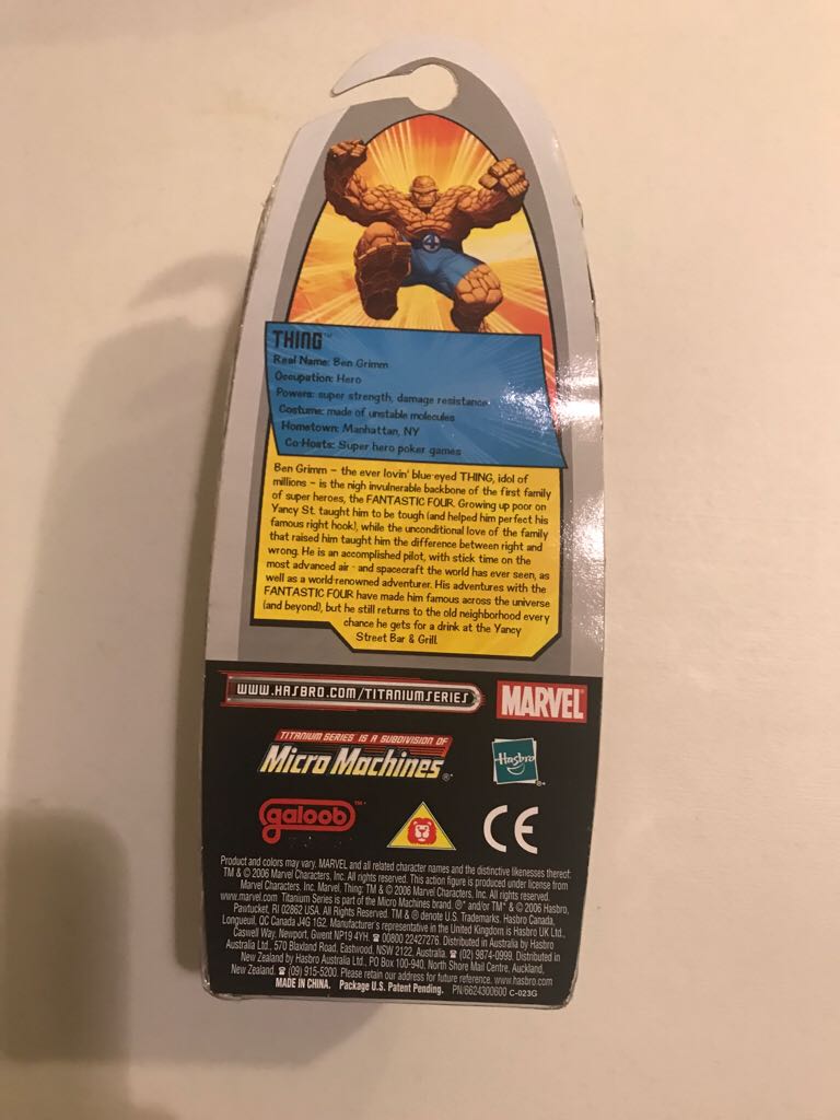 Marvel Titanium Series - Thing - Hasbro action figure collectible [Barcode 653569217220] - Main Image 2