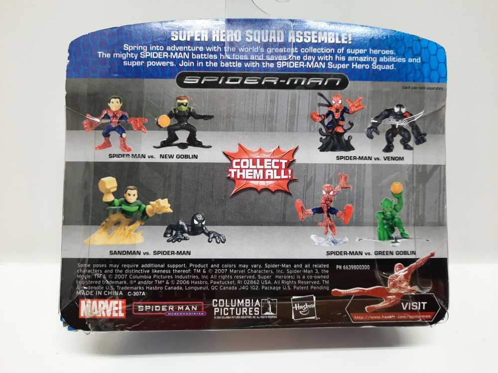 Spiderman & Venom - Hasbro (Marvel Super Hero Squad Spider-Man) action figure collectible [Barcode 653569217275] - Main Image 2