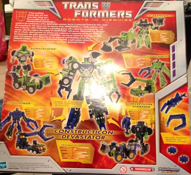 Construction Devastator - Hasbro (Transformers Robots In Disguise (R.I.D)) action figure collectible [Barcode 653569218418] - Main Image 2