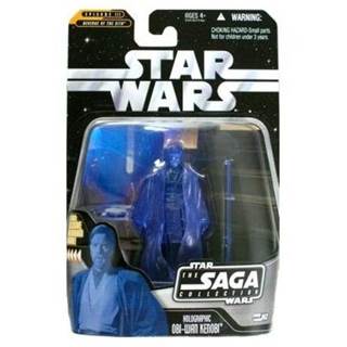 Holographic Obi-Wan Kenobi #063 - Hasbro (Star Wars: The Saga Collection) action figure collectible [Barcode 653569219033] - Main Image 1