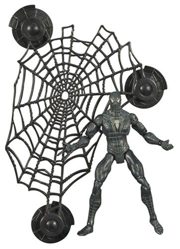 Spider-Man: SM3 Black Suit (Toby Maguire) - Hasbro (Wall Hanging Web) action figure collectible [Barcode 653569220190] - Main Image 4