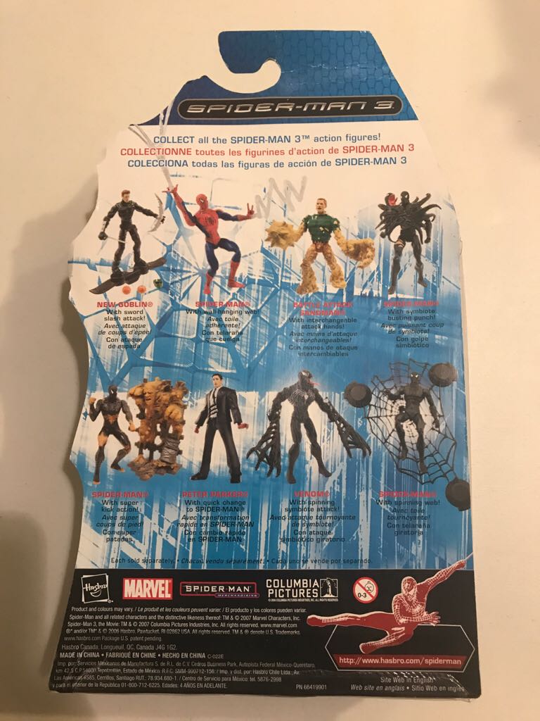 Spider-man 3 Punch Attack Sandman  action figure collectible [Barcode 653569220268] - Main Image 2