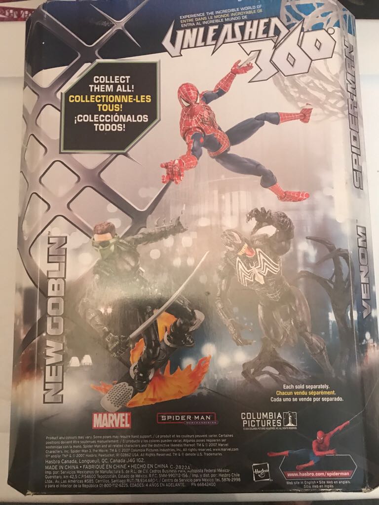 Spiderman 3 Unleashed 360 - Spiderman  action figure collectible [Barcode 653569220541] - Main Image 2