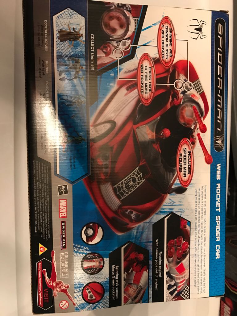 Spiderman Web Rocket Car  action figure collectible [Barcode 653569221135] - Main Image 2