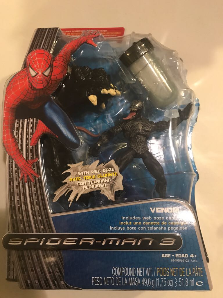 Spiderman 3 - Deluxe Venom With Ooze Canister  action figure collectible [Barcode 653569223306] - Main Image 1
