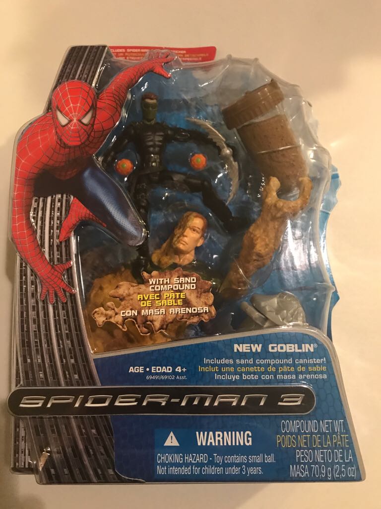 Spider-ManGoblin with Sandman , Hasbro, Compound Canister Ooze Attack  action figure collectible [Barcode 653569223320] - Main Image 2