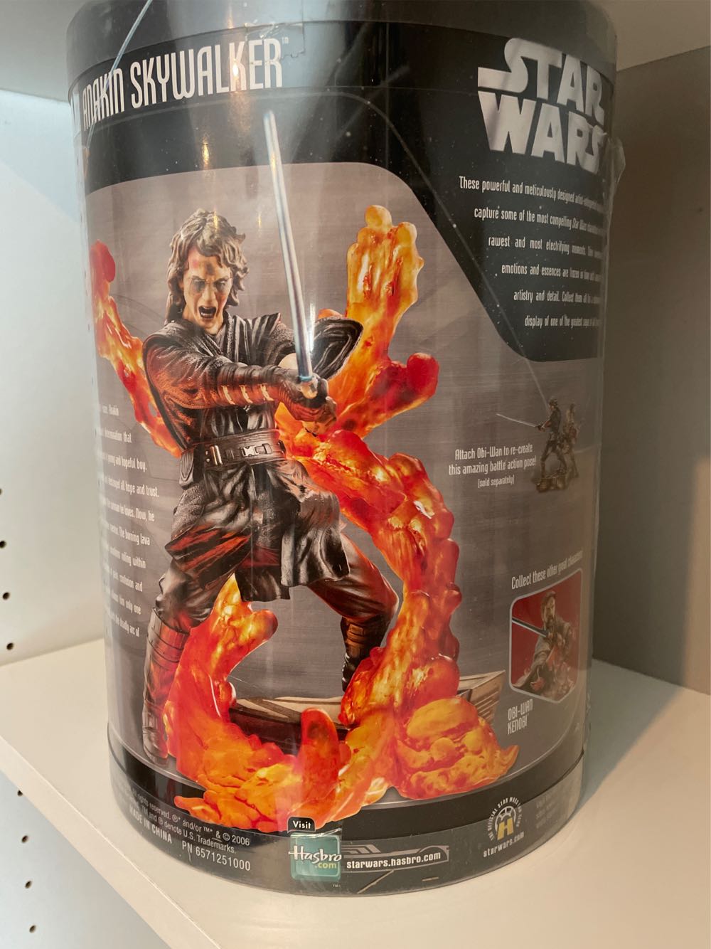 ^ STAR WARS Unleashed ANAKIN SKYWALKER 6” Display Sculpture Figure 2006EPII  (Star Wars) action figure collectible [Barcode 653569227731] - Main Image 3