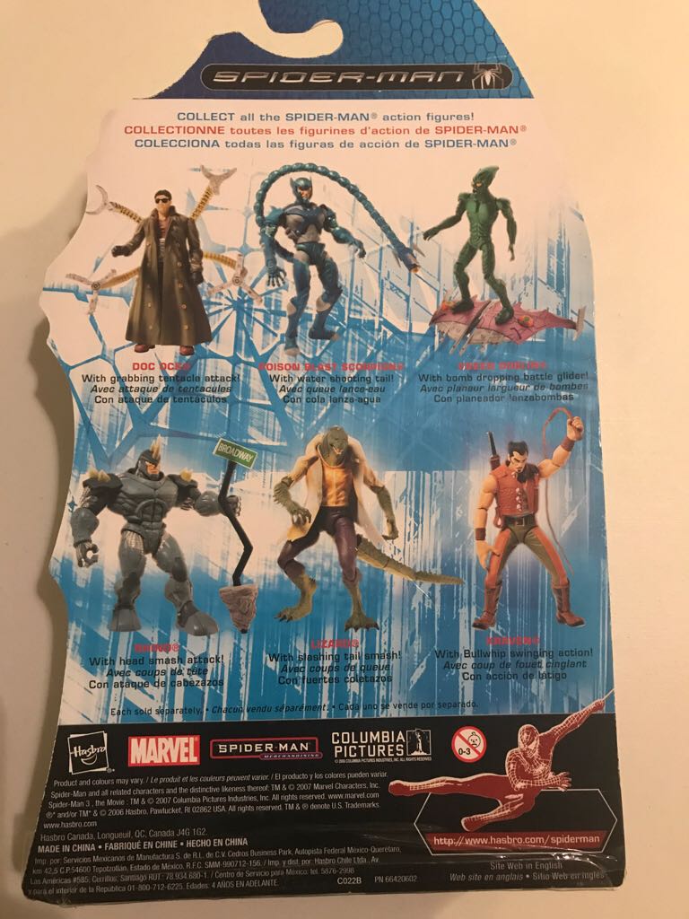 Shocker [Attack Blasts] - Hasbro (Spider-Man 3 - Movie) action figure collectible [Barcode 653569228967] - Main Image 2
