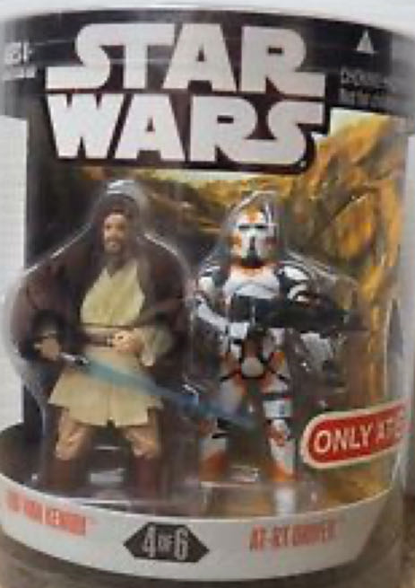 Obi-Wan Kenobi & AT-RT Driver - Star Wars (Order 66 2 Pack) - Hasbro (Star Wars) action figure collectible [Barcode 653569229933] - Main Image 2