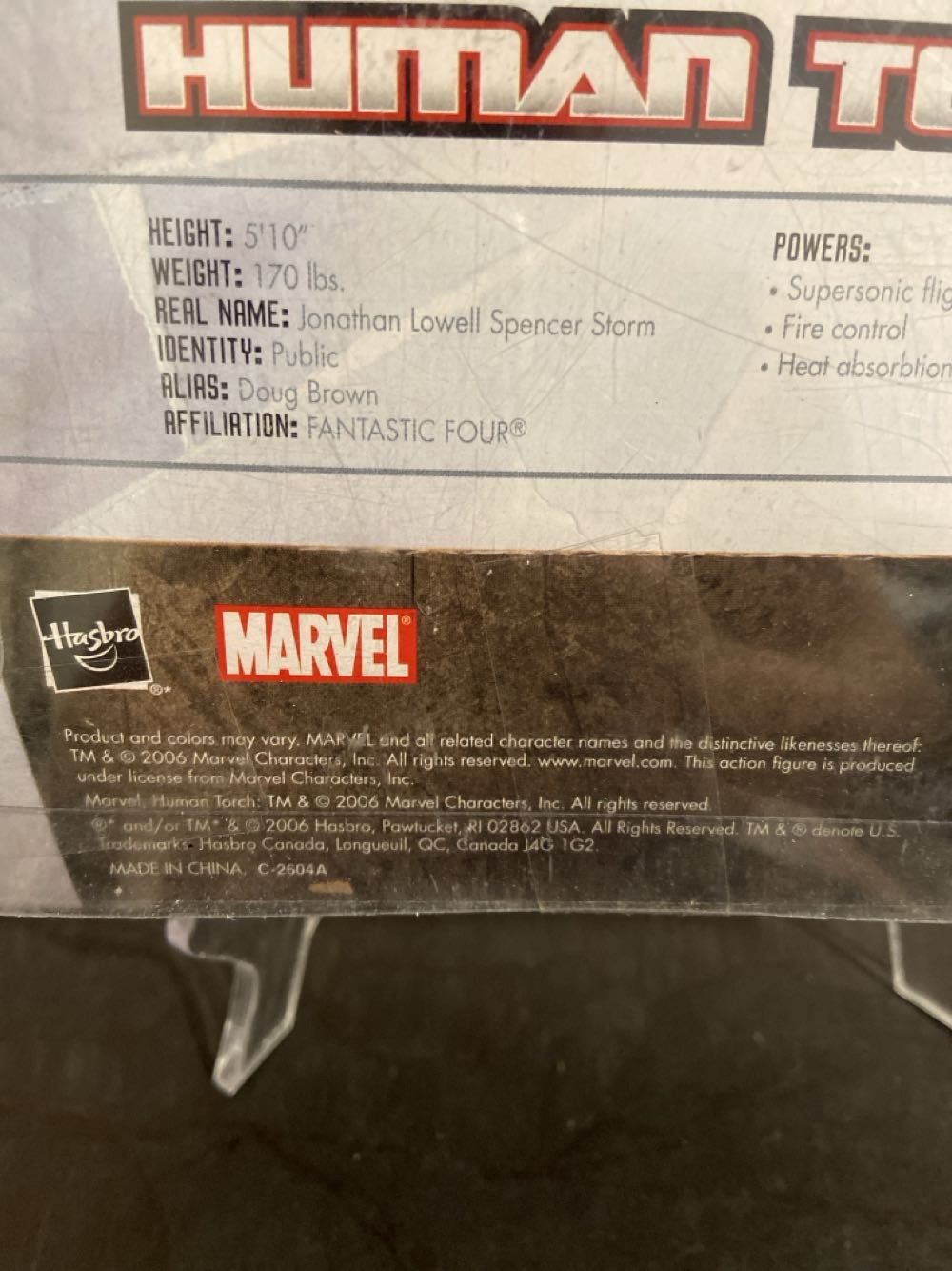 Human Torch - Hasbro (Marvel Legends: Icons Series) action figure collectible [Barcode 653569231103] - Main Image 3