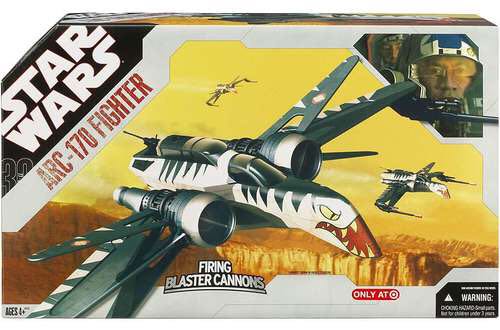 ARC-170 Fighter (Clone Wars Deco) - Hasbro (Star Wars: The Clone Wars) action figure collectible [Barcode 653569232636] - Main Image 2