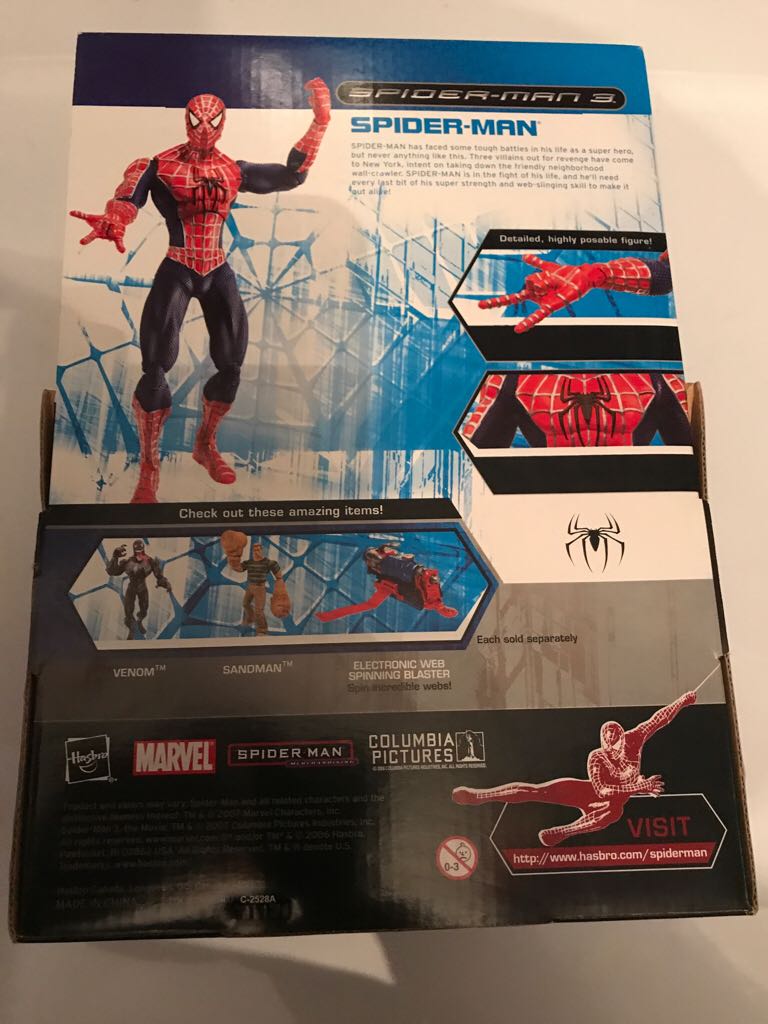 Spiderman 3 Deluxe 10” Spiderman  action figure collectible [Barcode 653569235163] - Main Image 2
