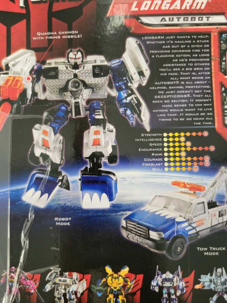 Longarm Carded - Hasbro (Movie) action figure collectible [Barcode 653569237624] - Main Image 4