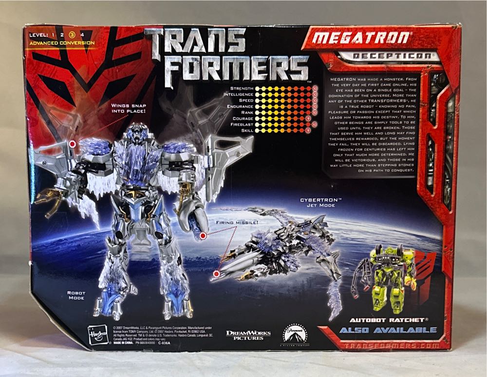 Megatron - Hasbro (Transformers Automorph Technology) action figure collectible [Barcode 653569237662] - Main Image 2