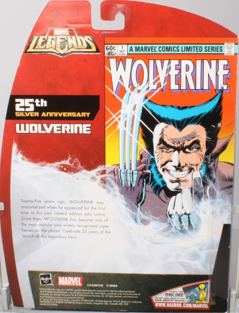 Wolverine - 25th Silver Anniversary - Hasbro (Marvel Legends) action figure collectible [Barcode 653569240181] - Main Image 2