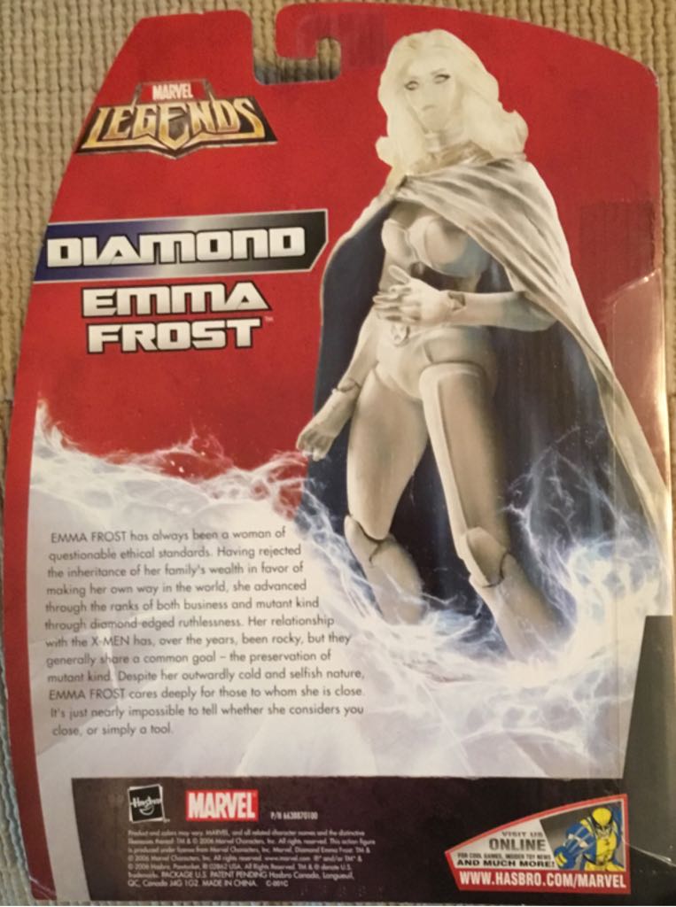 Emma Frost (Diamond Form) - Hasbro (Marvel Legends Toys R Us Exclusive) action figure collectible [Barcode 653569240198] - Main Image 2