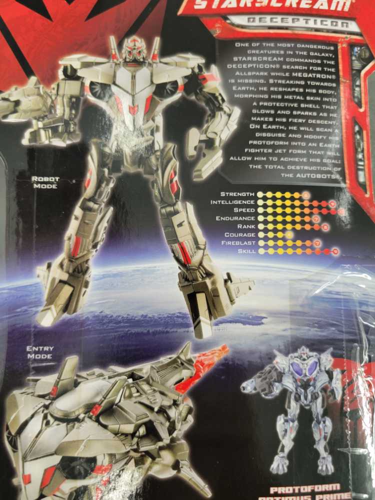 Starscream Protoform 1st Carded - Hasbro (Movie) action figure collectible [Barcode 653569240495] - Main Image 4