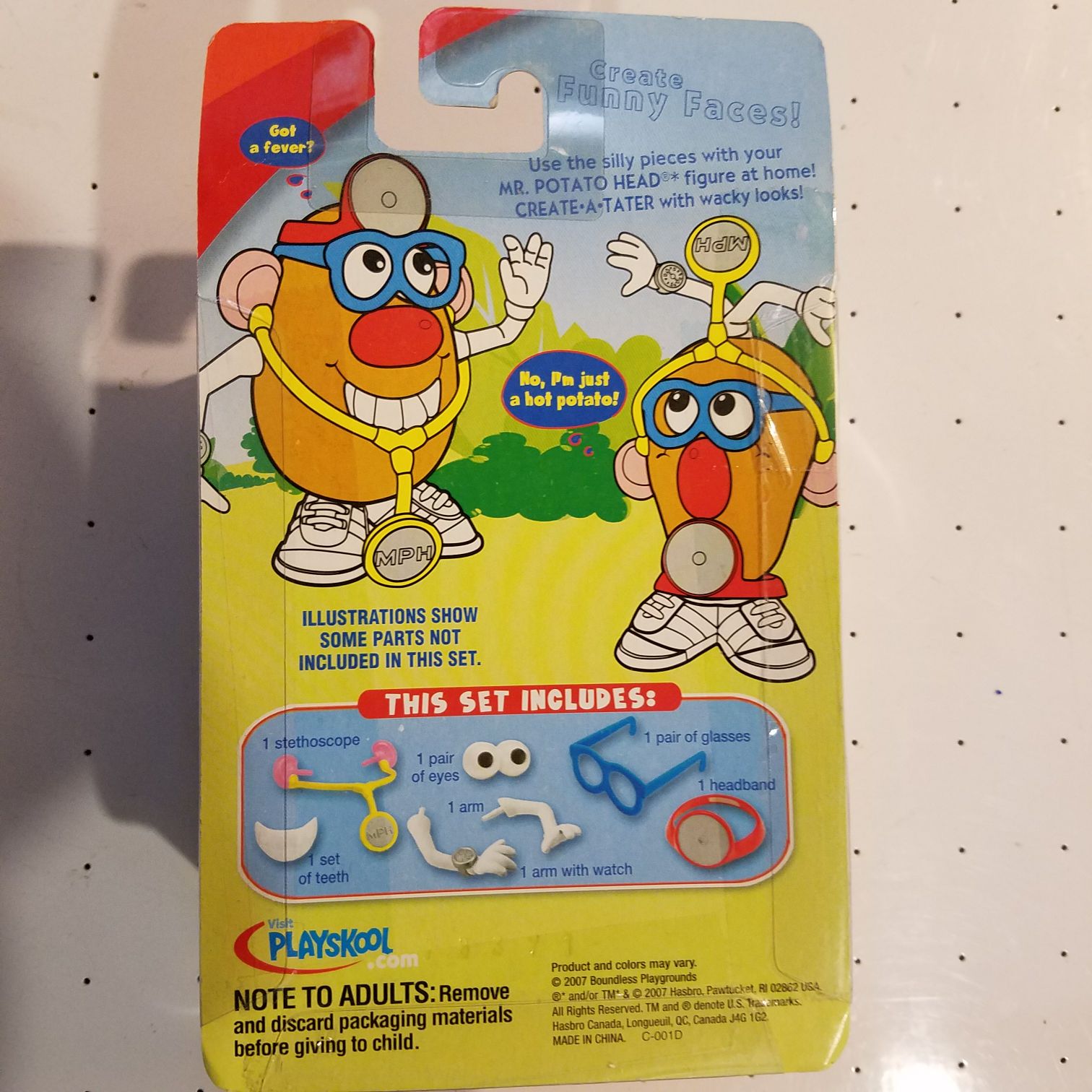 Parts ’n Pieces Dr Spud - Playskool/Hasbro action figure collectible [Barcode 653569248385] - Main Image 2