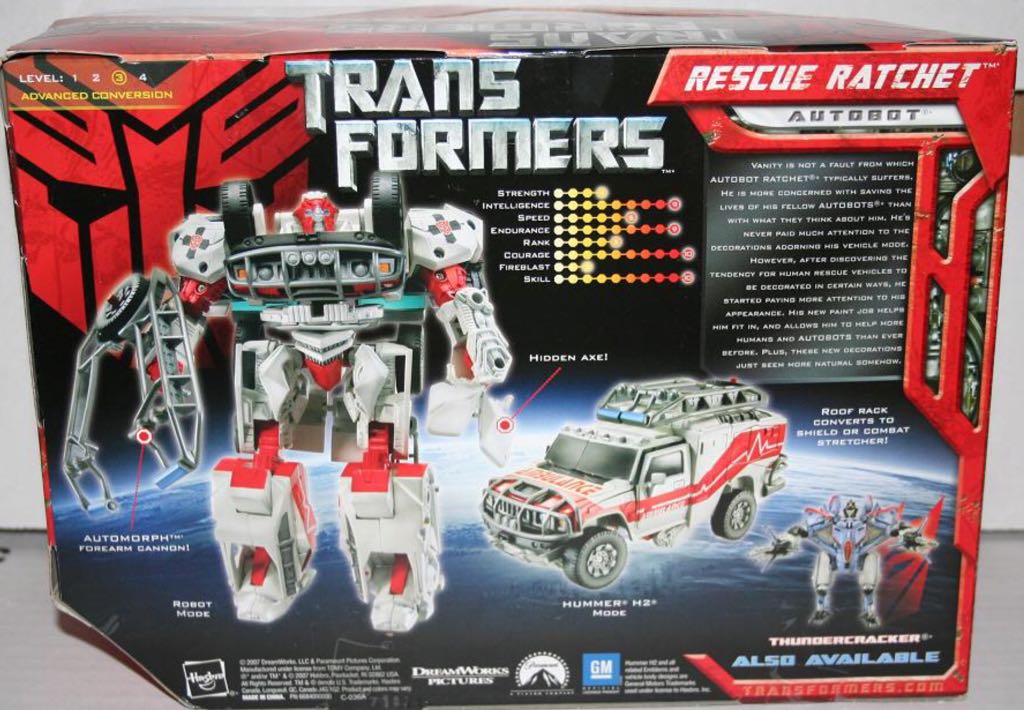 Rescue Ratchet - Hasbro (Transformers Automorph Technology) action figure collectible [Barcode 653569248880] - Main Image 2
