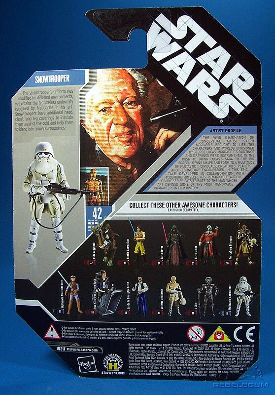 Snowtrooper (McQuarrie Concept) - Hasbro (Collector Coin) action figure collectible [Barcode 653569249542] - Main Image 2
