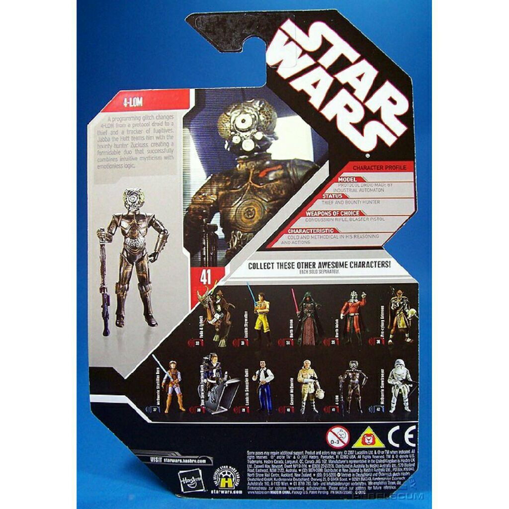 4-Lom - Star Wars 30th Anniversary - Hasbro (30th Anniversary Collection) (Star Wars) action figure collectible [Barcode 653569249580] - Main Image 2