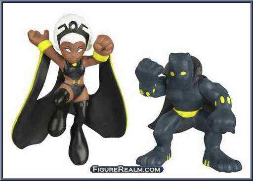 Black Panther Storm, Marvel Super Hero Squad - Hasbro (Marvel Super Hero Squad) action figure collectible [Barcode 653569252030] - Main Image 2