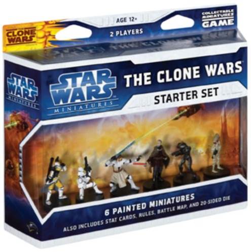 Wizards Of The Coast Star Wars Clone Wars Cmg Starter Set - Hasbro/Wizards Of The Coast (Star Wars - Miniatures) action figure collectible [Barcode 653569253068] - Main Image 1
